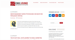 Desktop Screenshot of email-lounge.de