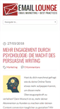 Mobile Screenshot of email-lounge.de