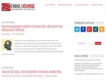 Tablet Screenshot of email-lounge.de